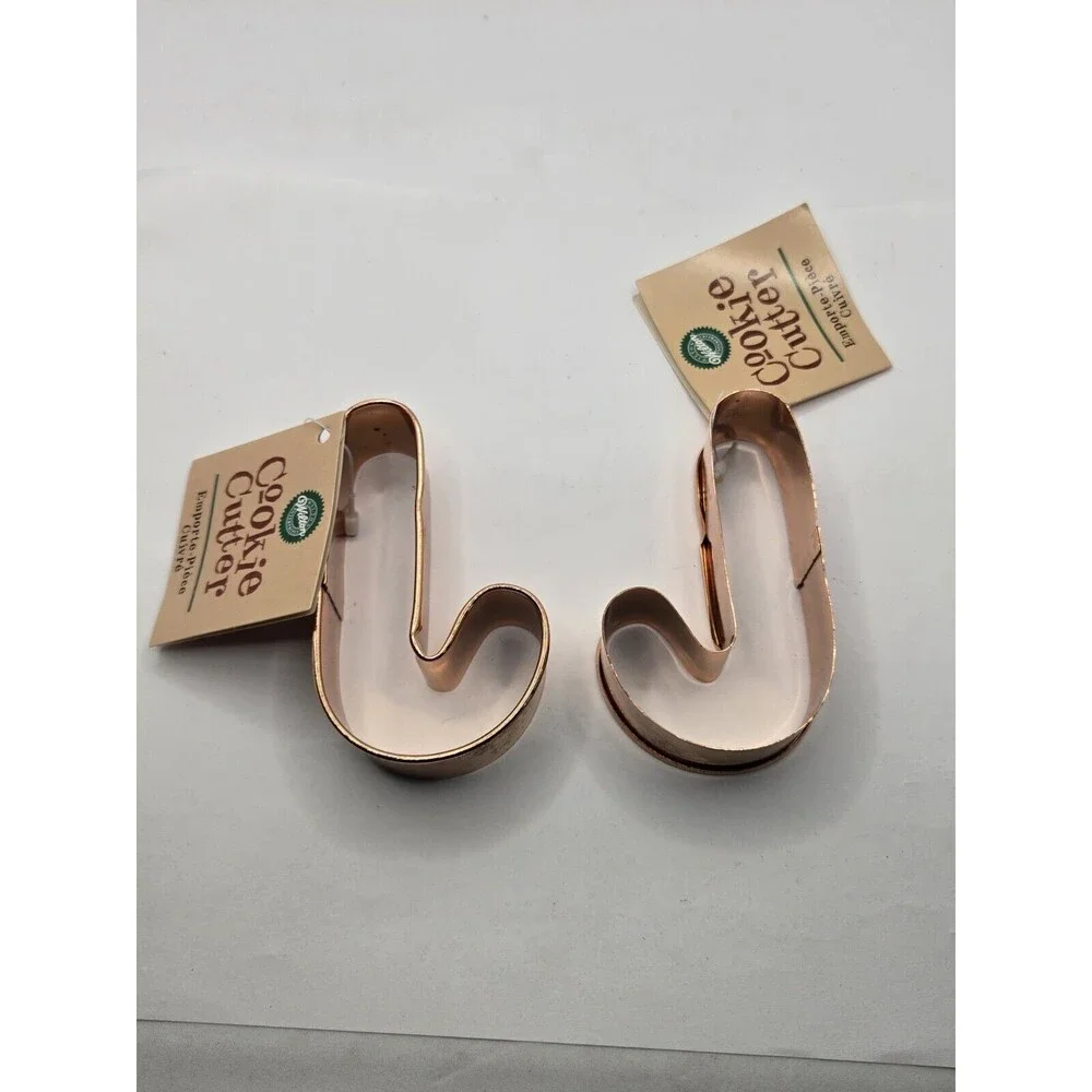 WILTON SOLID COPPER Candy Cane COOKIE CUTTER